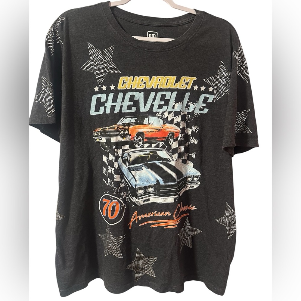 General Motors Chevrolet American Classic Cars tee women’s large